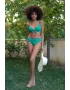 Kadın Destekli Fiyonklu Alt Üst Yeşil Bikini Takım