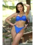 Kadın Dönmeli Straplez Saks Bikini