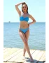 Kadın Dönmeli Straplez Turkuaz Bikini