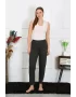 Kadın Pamuk Penye Tek Alt Pijama Füme