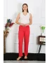 Kadın Pamuk Penye Tek Alt Pijama Mercan