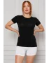 Kadın Penye Boxer Beyaz
