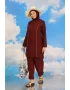 Kadın Tam Tesettür Bordo Mayo