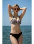 Kadın Yarım Destekli Alt Üst Bikini Takım Pudra