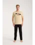 Erkek Ten Rengi Kısa Kol Pijama Takımı