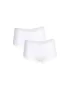 Kadın Pamuklu 2li Boxer Beyaz