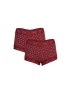 Kadın Pamuklu 2li Boxer Bordo