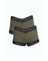 Kadın Pamuklu 2li Boxer Haki