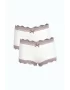 Kadın Pamuklu 2li Boxer Krem