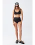 Kadın Basic Siyah Pedli Yüksek Bel Bikini Takımı