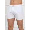 Erkek Penye Boxer Beyaz