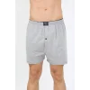 Erkek Penye Boxer Gri