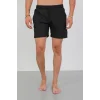 Erkek Fermuarlı Cepli Deniz Şortu Siyah