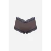 Kadın Pamuklu 2li Boxer Kahve