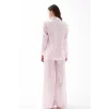 Kadın Pembe Oversize Saten Pijama Takımı – Rahat Kesim Şık Ev Giyim Seti