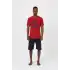 Erkek Kısa Kol Bordo Penye Şortlu Pijama Takımı