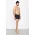 Erkek Pamuk Likralı Boxer Lacivert