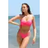 Kadın Dönmeli Straplez Mercan Bikini