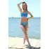 Kadın Dönmeli Straplez Turkuaz Bikini
