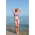Kadın İçi Boş Fiyonklu Kaplı Lila Alt Üst Bikini Takım