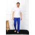 Erkek Pamuk Saks Tek Alt Pijama