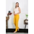 Kadın Pamuk Penye Tek Alt Pijama Sarı