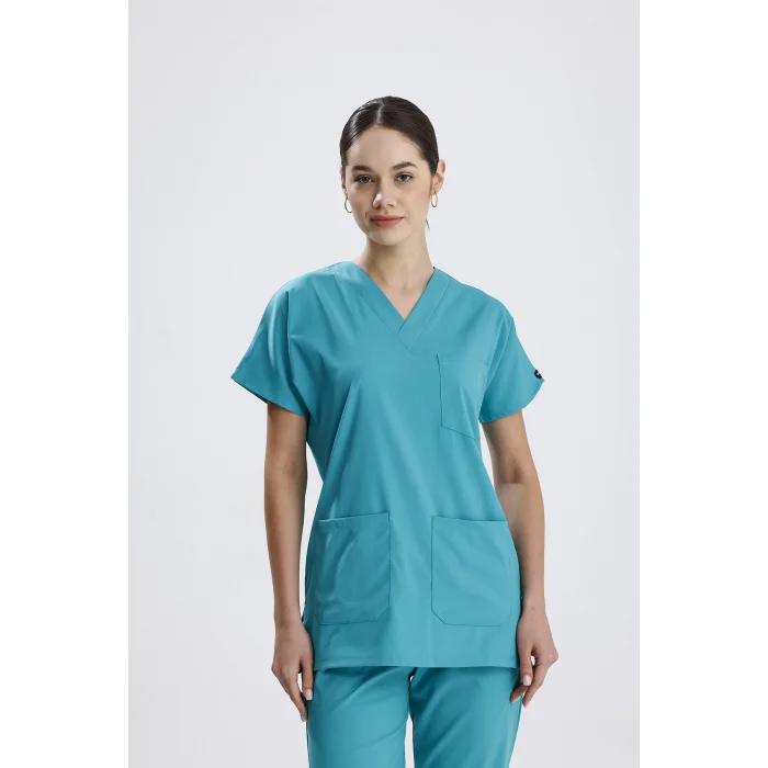 Benetton Yeşili Renk Dosaline Cerrahi Üniforma Takımı