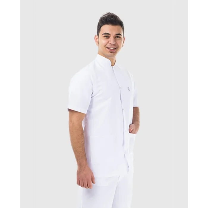 Beyaz Cerrrahi Takım Hakim Yaka Alpaka Kumaş Forma
