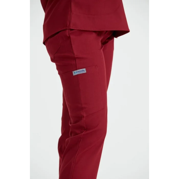 Bordo Perla Model Takım Likra Kumaş Tek Renk Forma