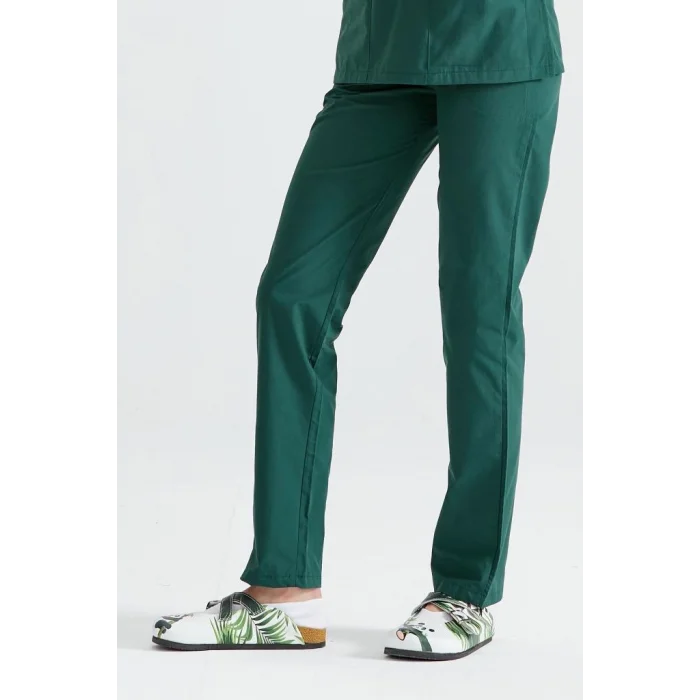 Cerrahi Forma Tek Alt Terikoton İnce Kumaş Dr Greys Kesim Haki Yeşil