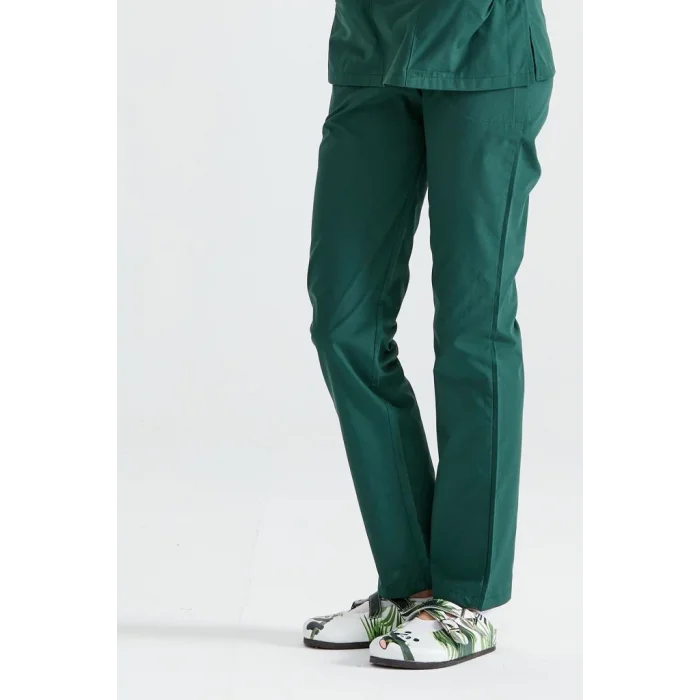 Cerrahi Forma Tek Alt Terikoton İnce Kumaş Dr Greys Kesim Haki Yeşil