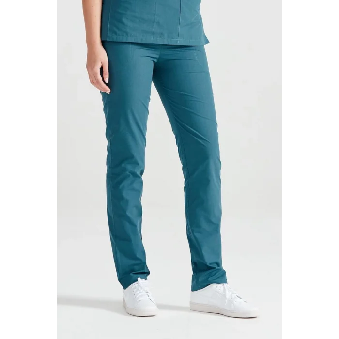 Hemşire Forması Petrol Yeşili Tek Alt Terikoton İnce Kumaş Dr Greys Kesim