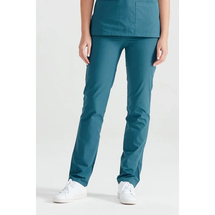 Hemşire Forması Petrol Yeşili Tek Alt Terikoton İnce Kumaş Dr Greys Kesim