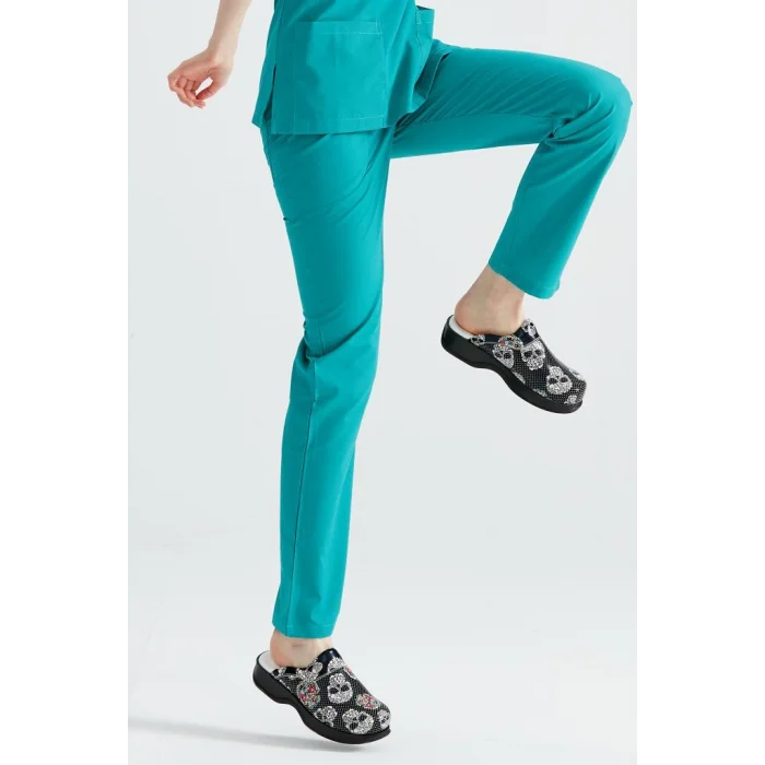 Hemşire Forması Ameliyathane Yeşili Tek Alt Terikoton Kumaş Dr Greys Kesim