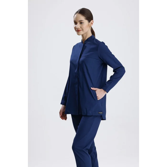 İndigo Mavi Renk Rosa Model Likralı Kumaş Tek Renk Takım Forma