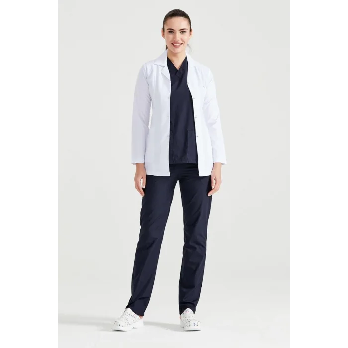 Kadın Ceket Yaka Laboratuvar Önlük