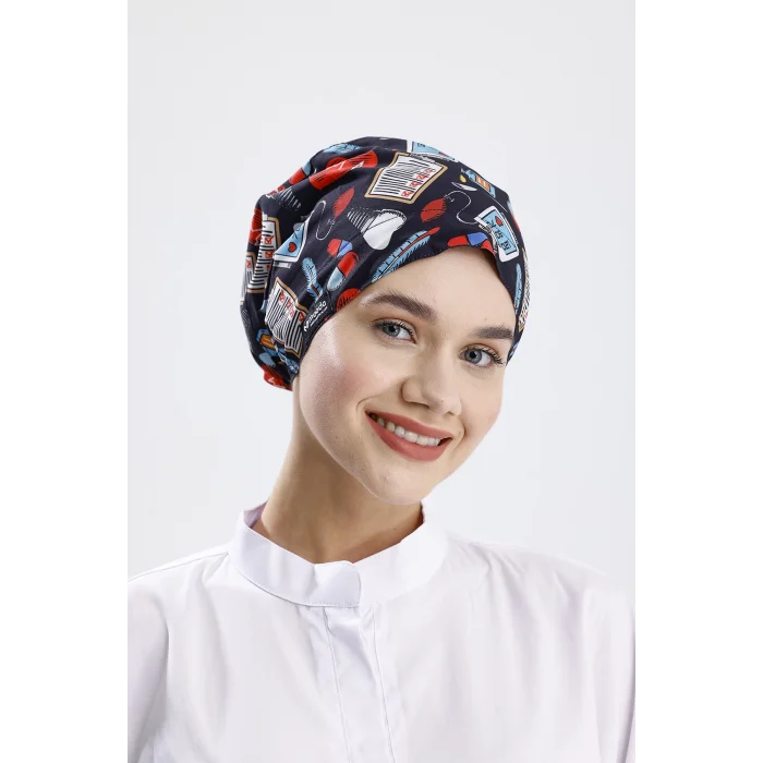 Koyu Reçete Desenli Cerrahi Bone