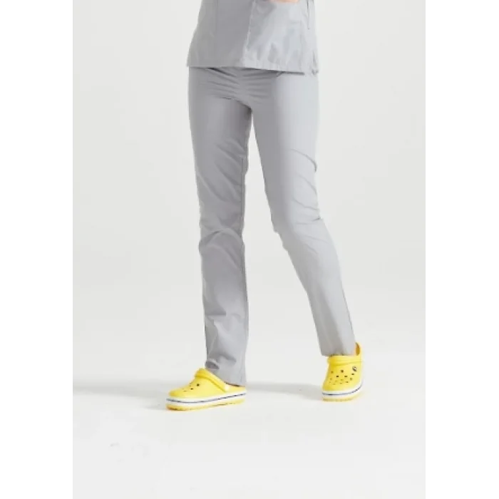 Likralı Kumaş Cerrahi Tek Alt Dr. Greys Kesim Açık Gri Renkli