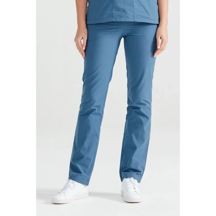 Tek Alt Petrol Mavisi Terikoton İnce Kumaş Dr Greys Kesim