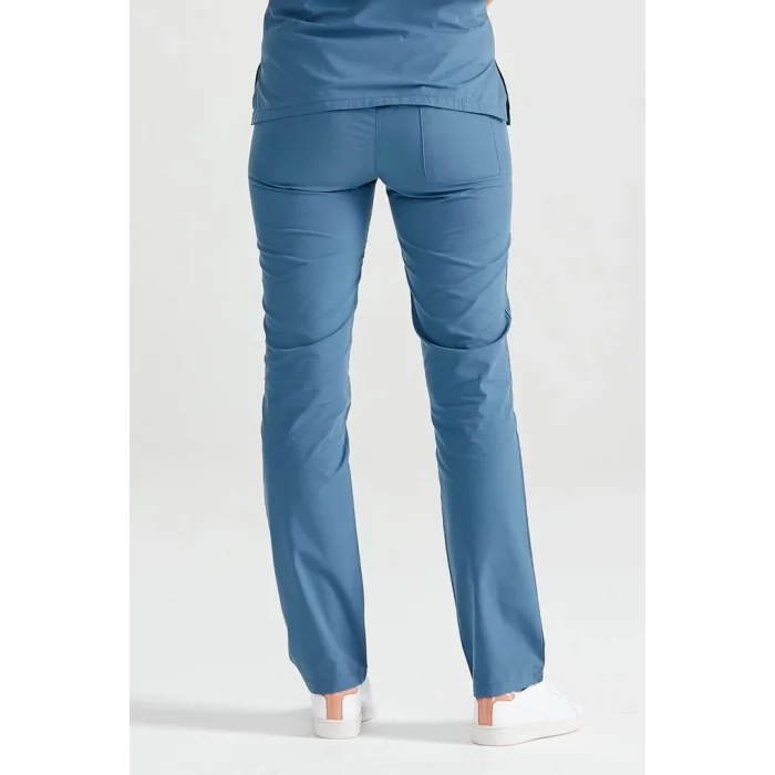 Tek Alt Petrol Mavisi Terikoton İnce Kumaş Dr Greys Kesim