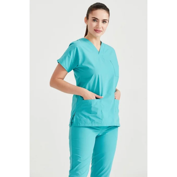 Yarasakol Benetton Yeşili Tek Üst Terikoton Kumaş