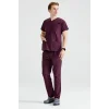 Mürdüm Set Terikoton Thin Fabric Dr. Greys Fit Uniform