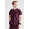 Mürdüm Set Terikoton Thin Fabric Dr. Greys Fit Uniform
