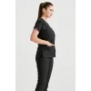 Black Team Terry Cotton Thin Fabric Dr. Greys Fit Uniform
