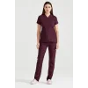 Unisex Plum Dr. Greys Cut Lycra Team Uniform