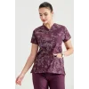 Unisex Purple Camouflage Patterned Set made of Terikoton Thin Fabric Dr Greys Cut Form