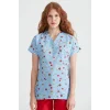 Small Cat Patterned Set Terikoton Thin Fabric Dr. Greys Surgical Scrubs