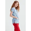 Small Cat Patterned Set Terikoton Thin Fabric Dr. Greys Surgical Scrubs