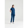 İndigo Mavi Renk Perla Model Takım Likra Kumaş Tek Renk Forma