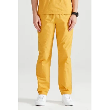 Cerrahi Takım Hardal Sarı Tek Alt Terikoton Kumaş Dr Greys Kesim